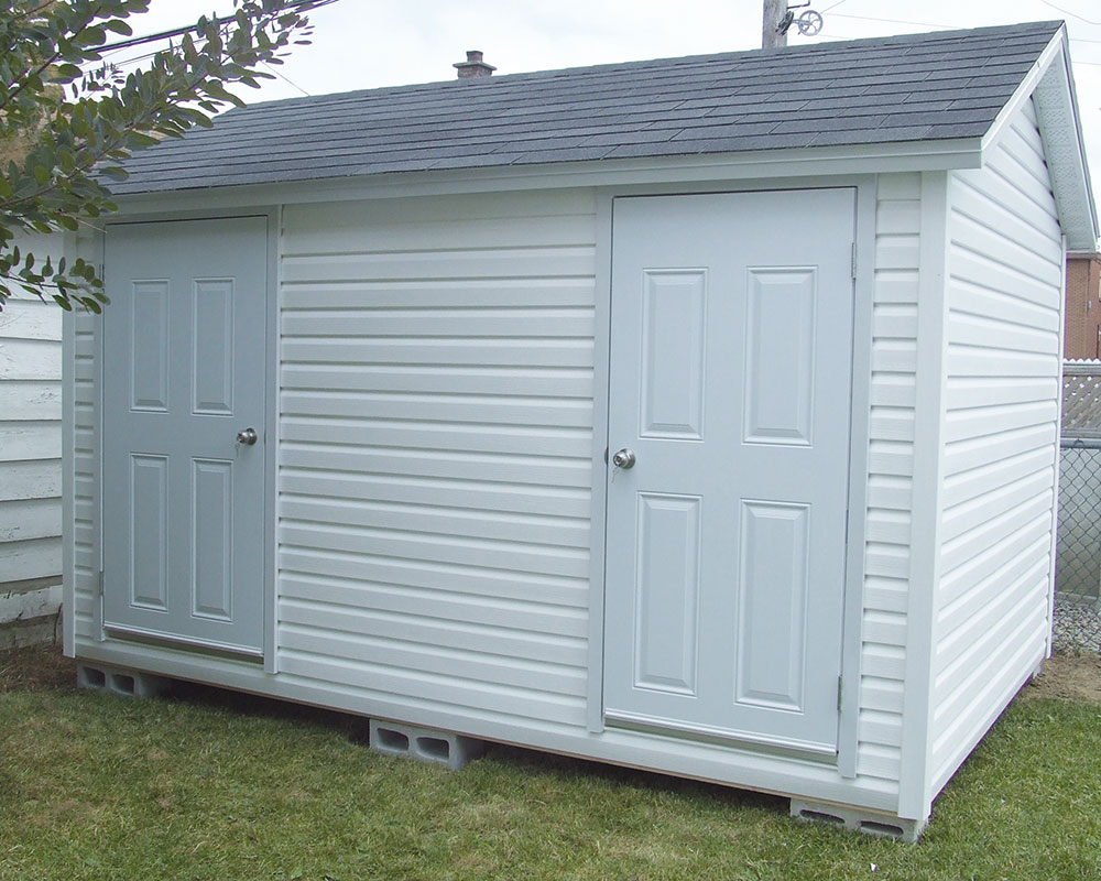 Modèle Locker – Cabanon en bois avec 2 portes en acier